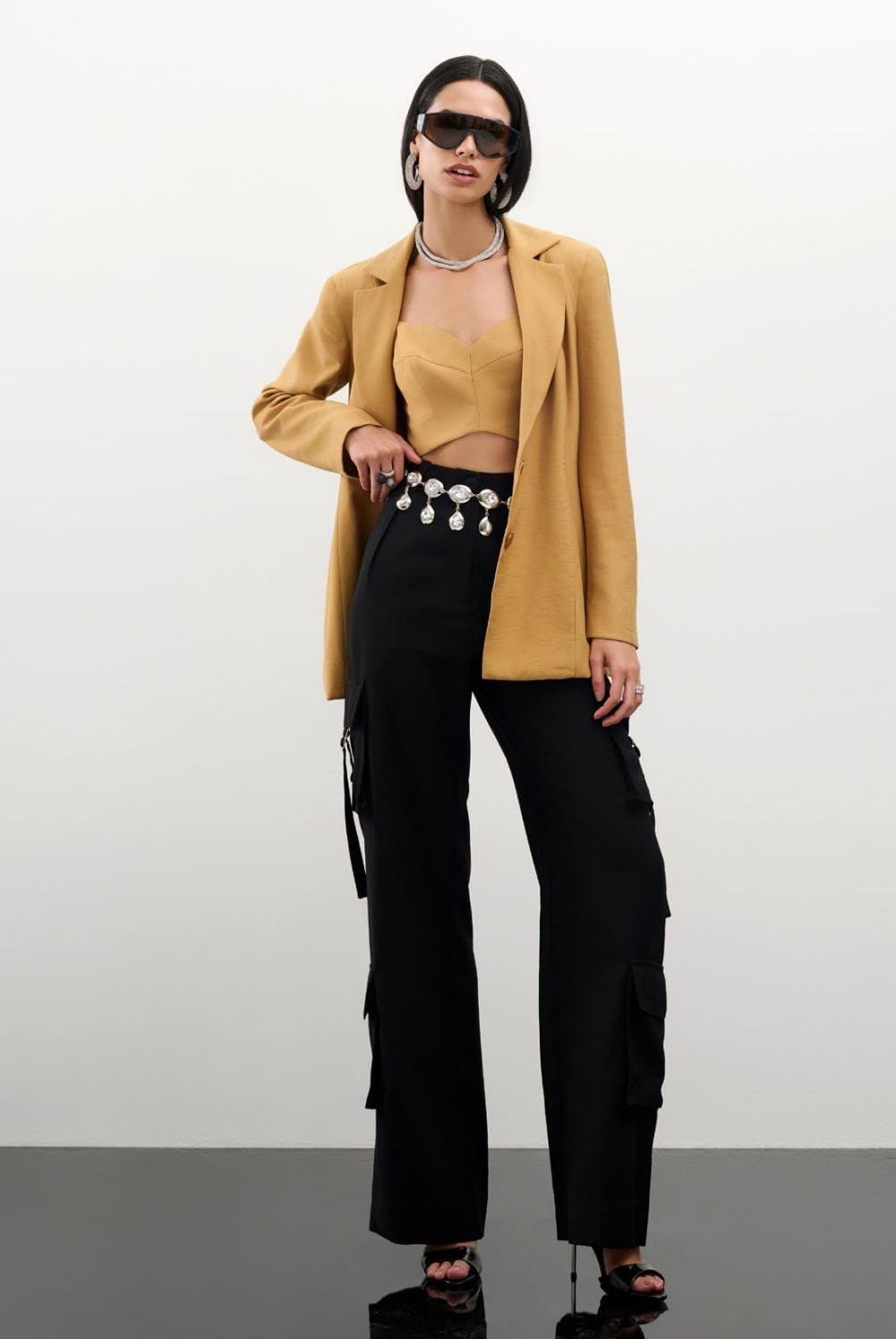 Calça Cargo Alfaiataria Visco