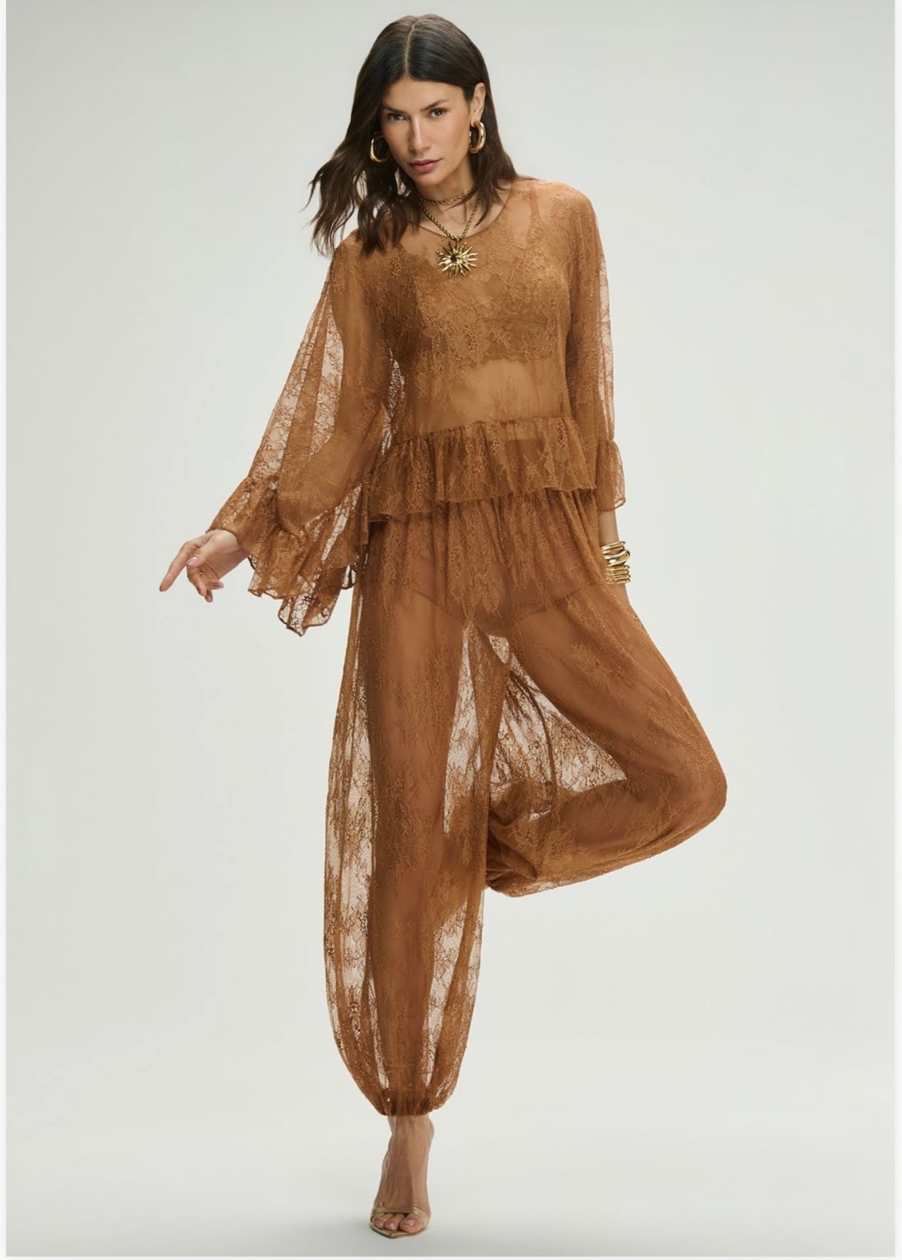 Calça Aladim Renda