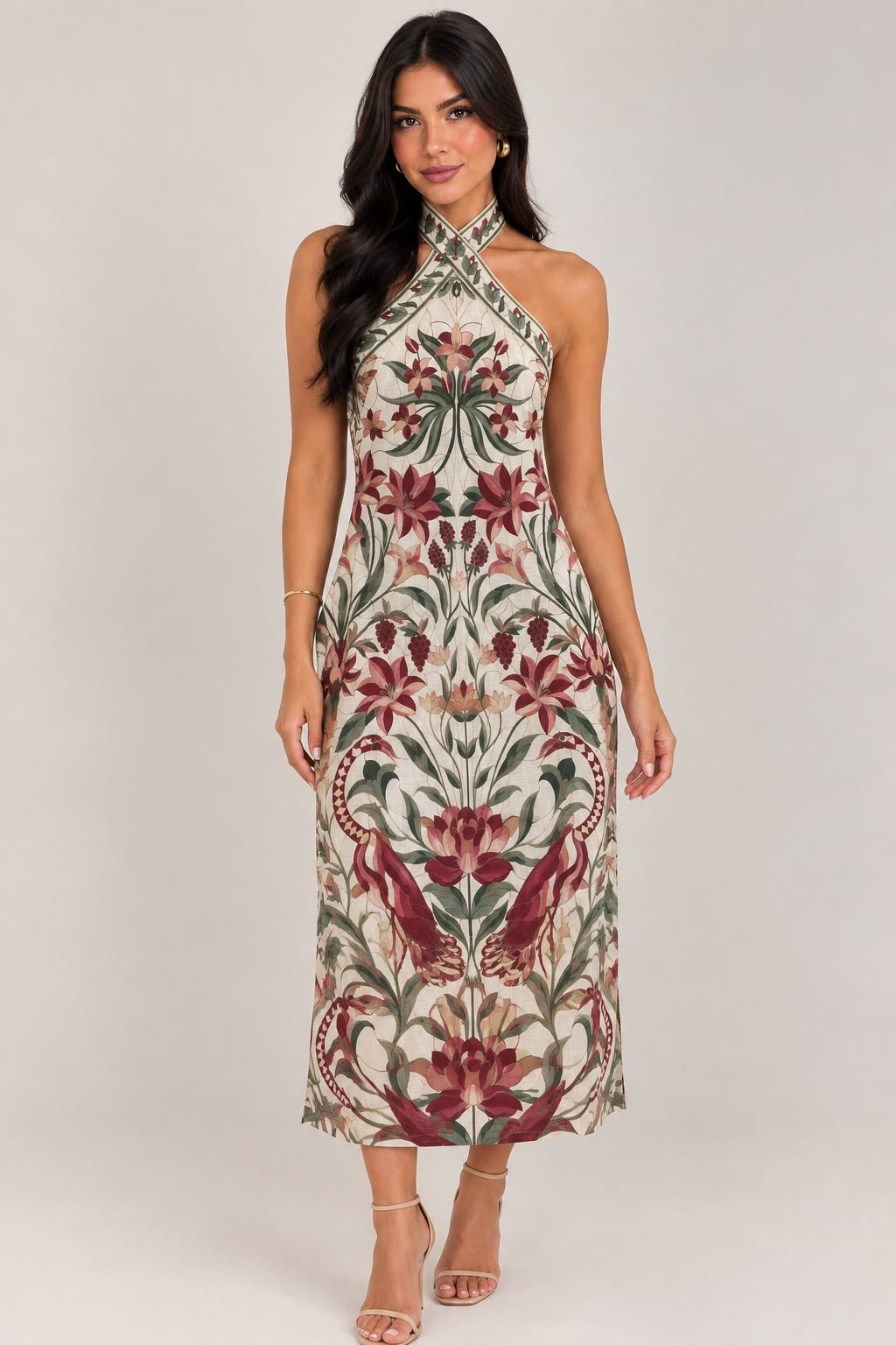 Vestido Midi Jardim