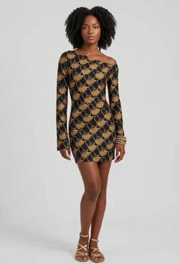 Vestido Curto Banana