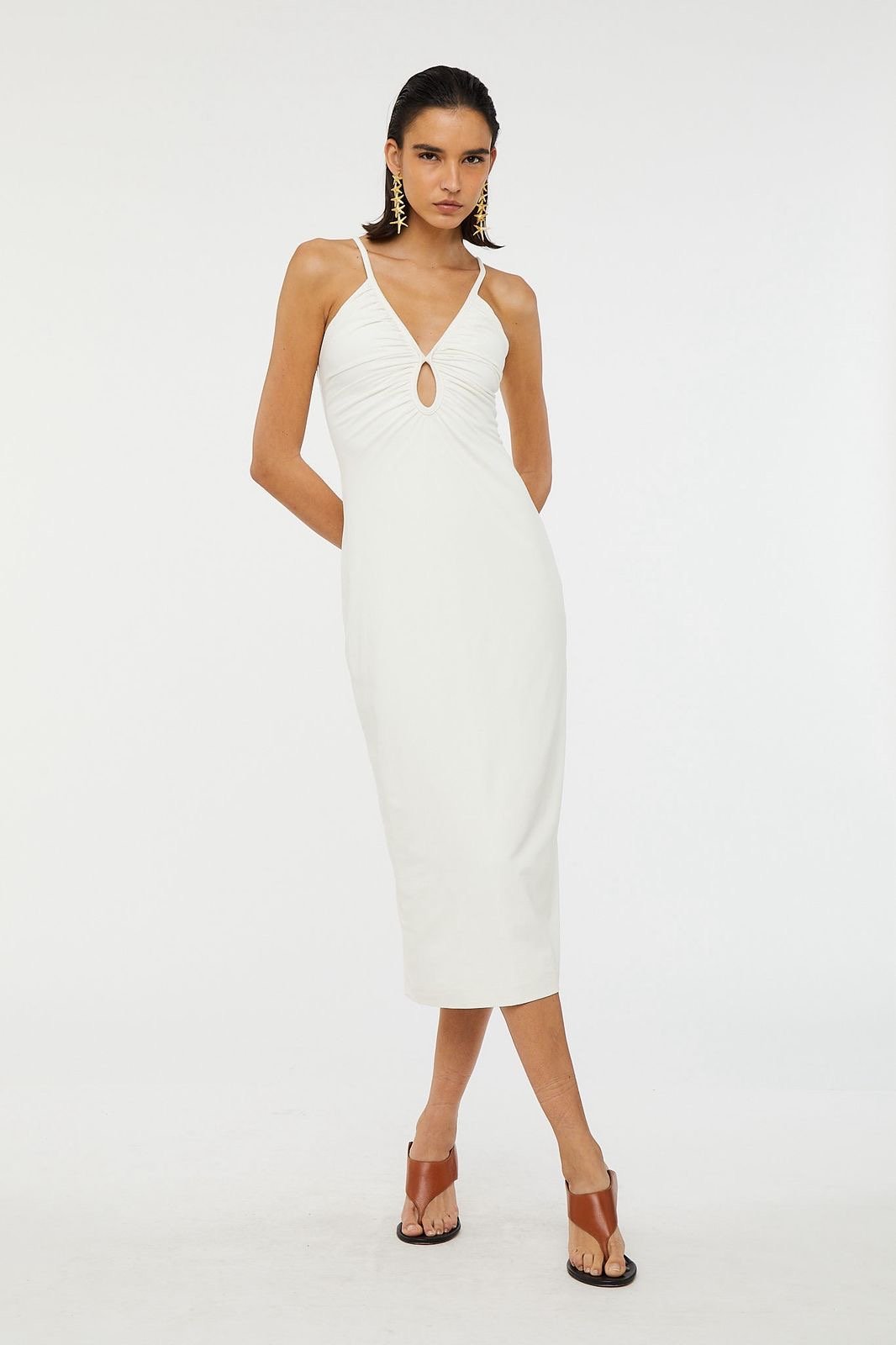 Vestido Gota Franzido