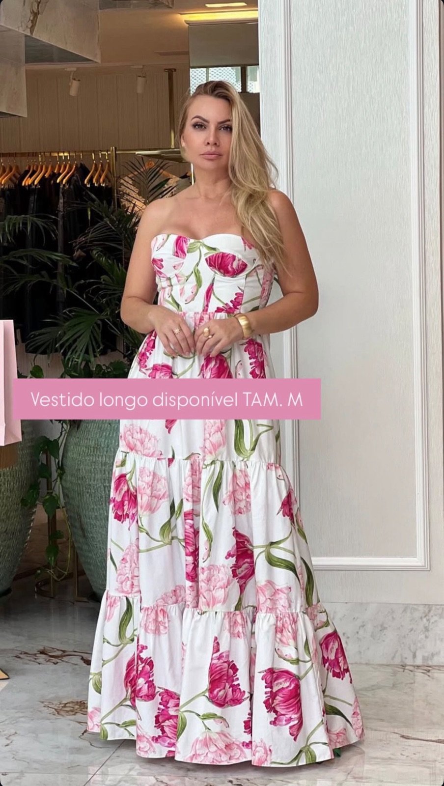 Vestido Longo TQC Floral