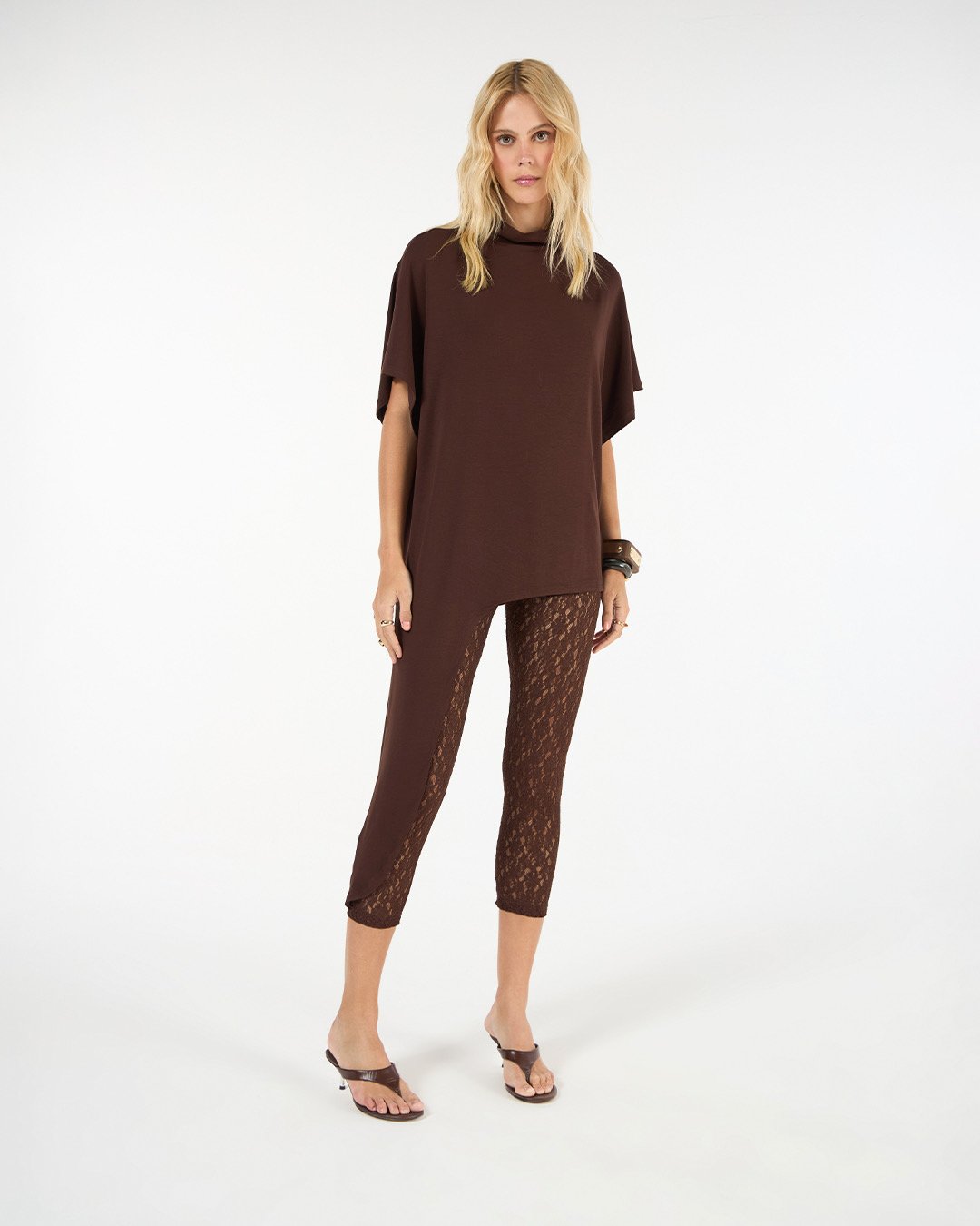 Calça Capri Renda