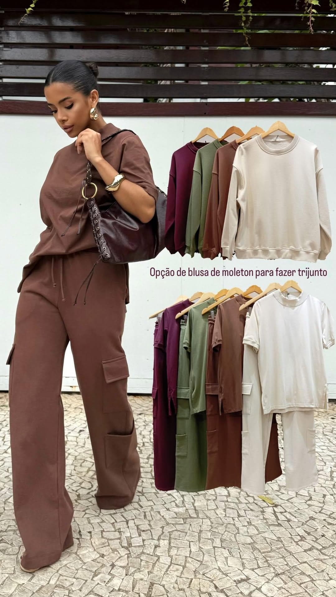 Conjunto Moletom Cargo Spain