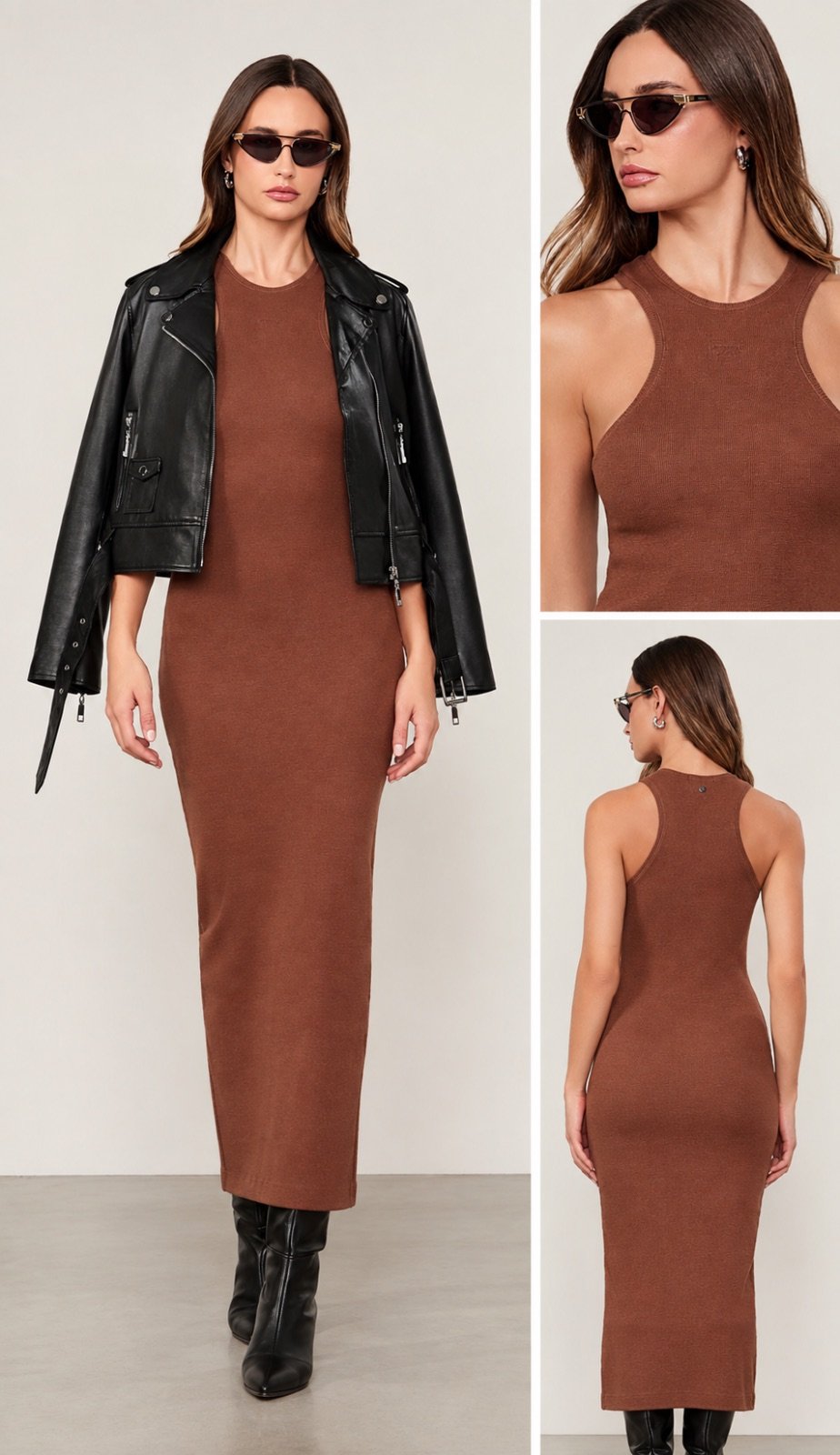 Vestido Malha Halter