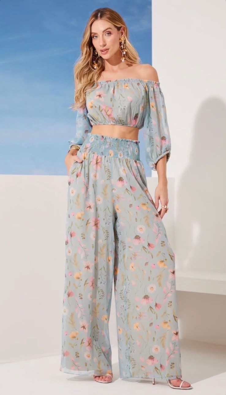 Conjunto Calça Lastex