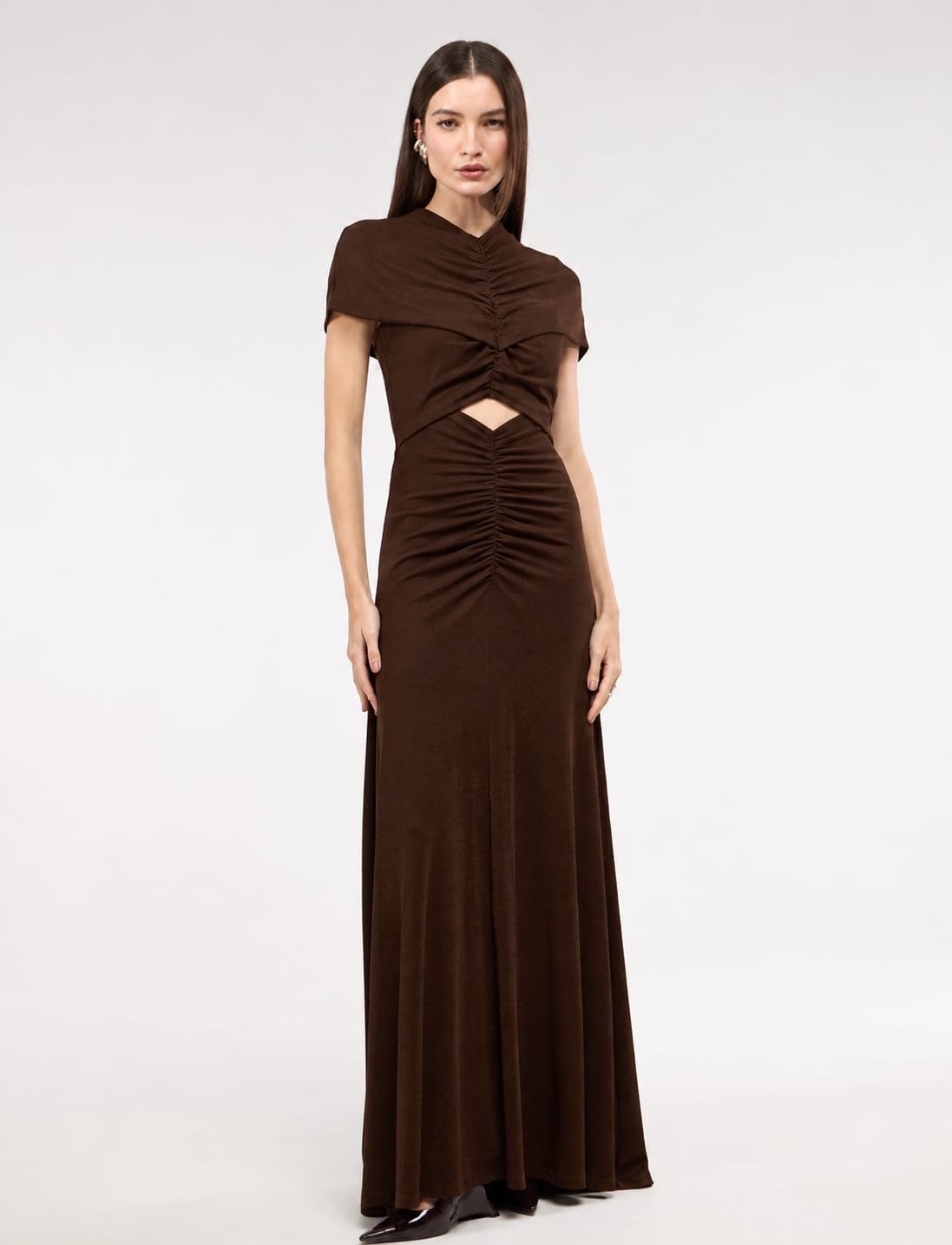 Vestido Longo Cintura Vazada