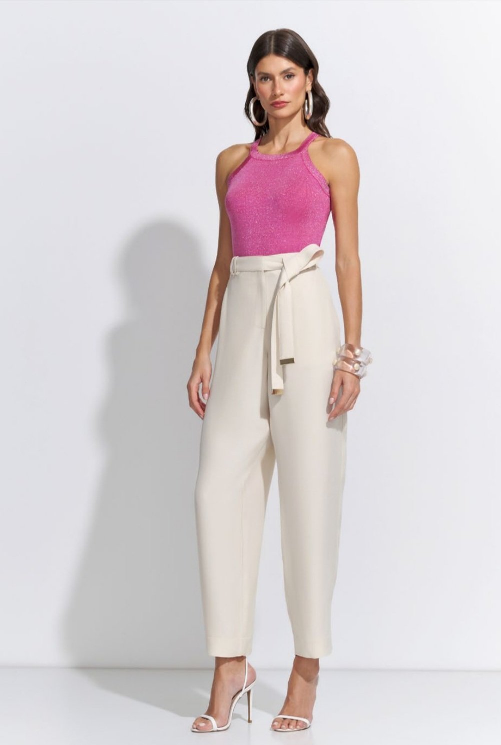 Cropped Lurex