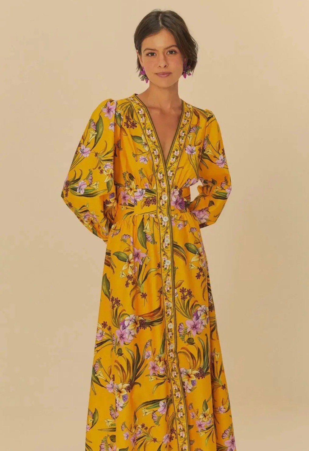 Vestido Manga Longa