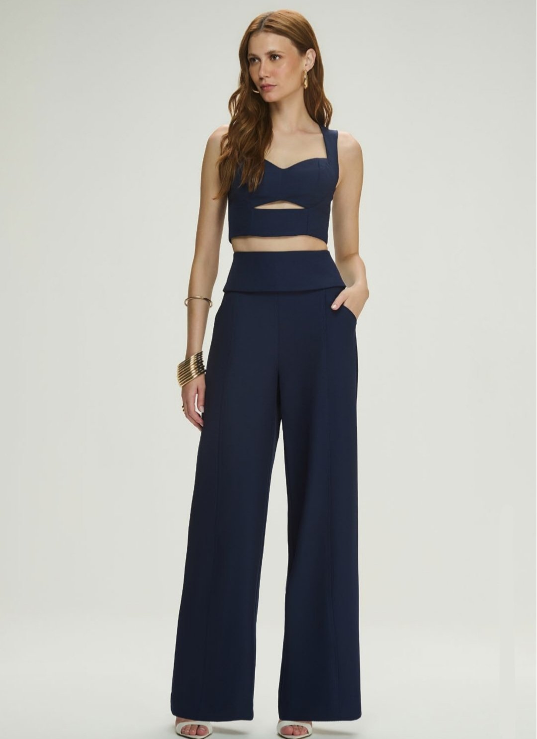 Calça Wide Leg Pala Cós