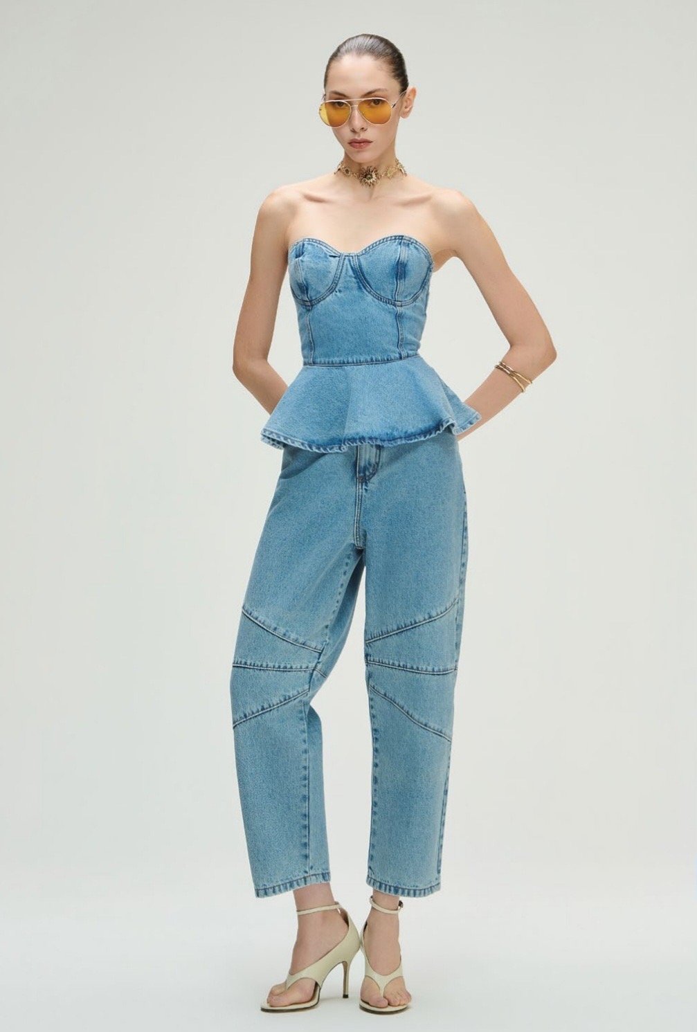 Blusa Peplum Tomara Que Caia Jeans
